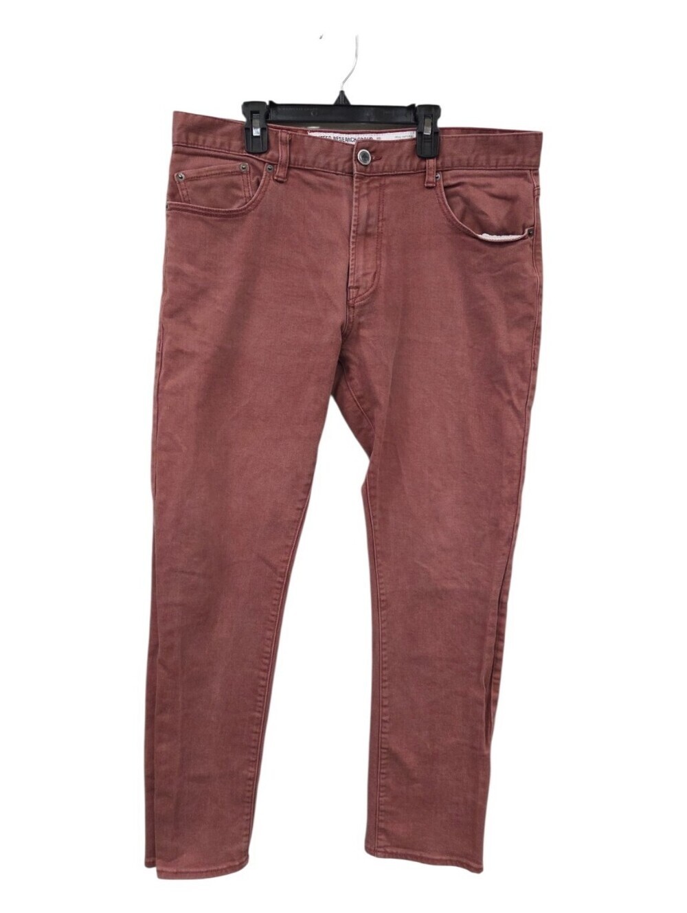 Lifted Research Geoup 38 Tapered Denim Jeans Buegundy Wash